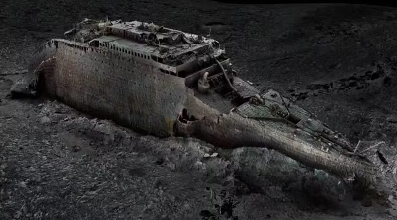 Titanic, Fotos 3D, BBC