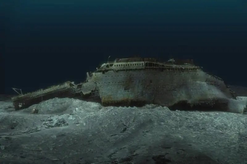 Titanic, Fotos 3D, BBC